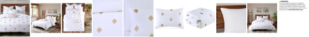 INK+IVY Stella  Embroidered-Dot 3-Pc. Duvet Cover Set, Full/Queen